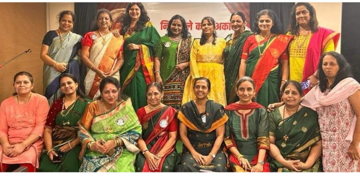 EKP Ladies dressed up for Bhondala in 2023